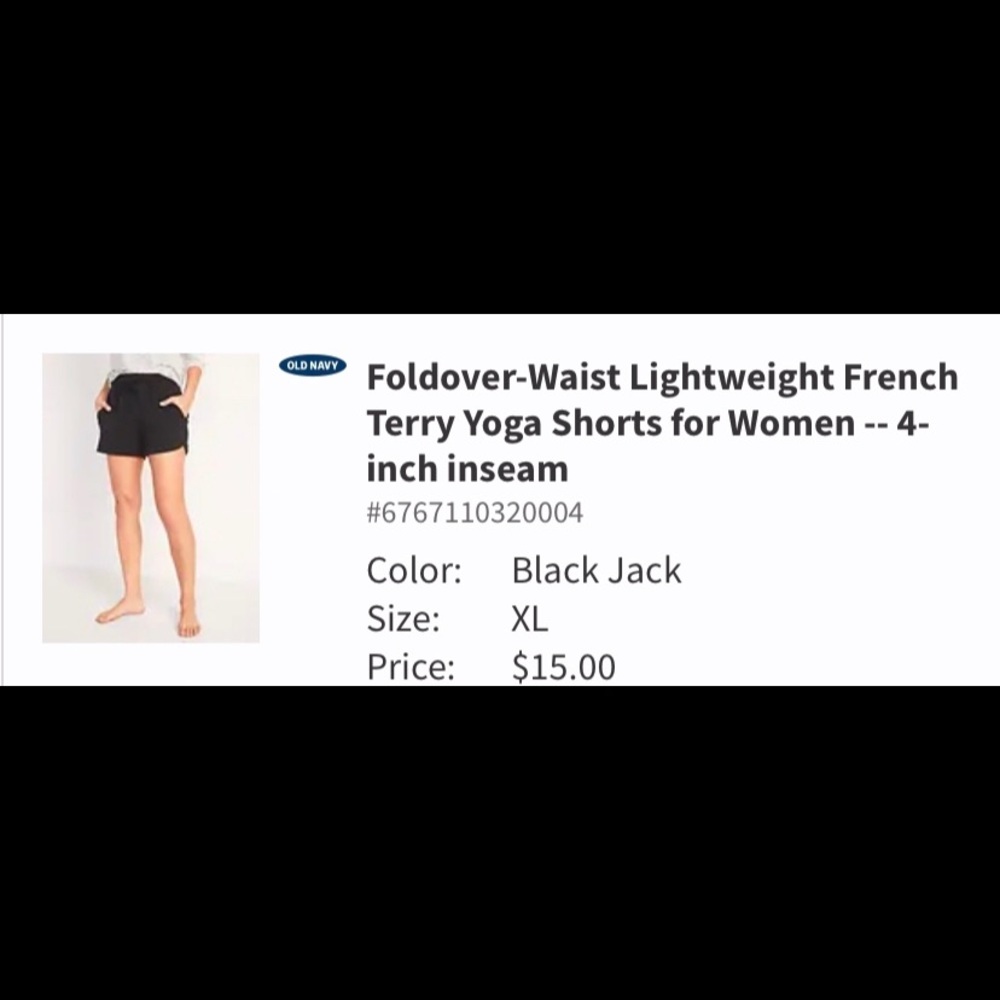 Yoga shorts Old Navy